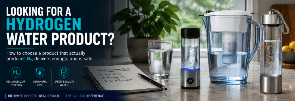 How to choose a hydrogen water product buying guide