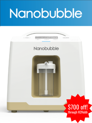 Get $700 off the Nanobubble H2 Inhalation Machine | H2HUBB Approved!