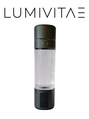 Lumivitae hydrogen water bottle.