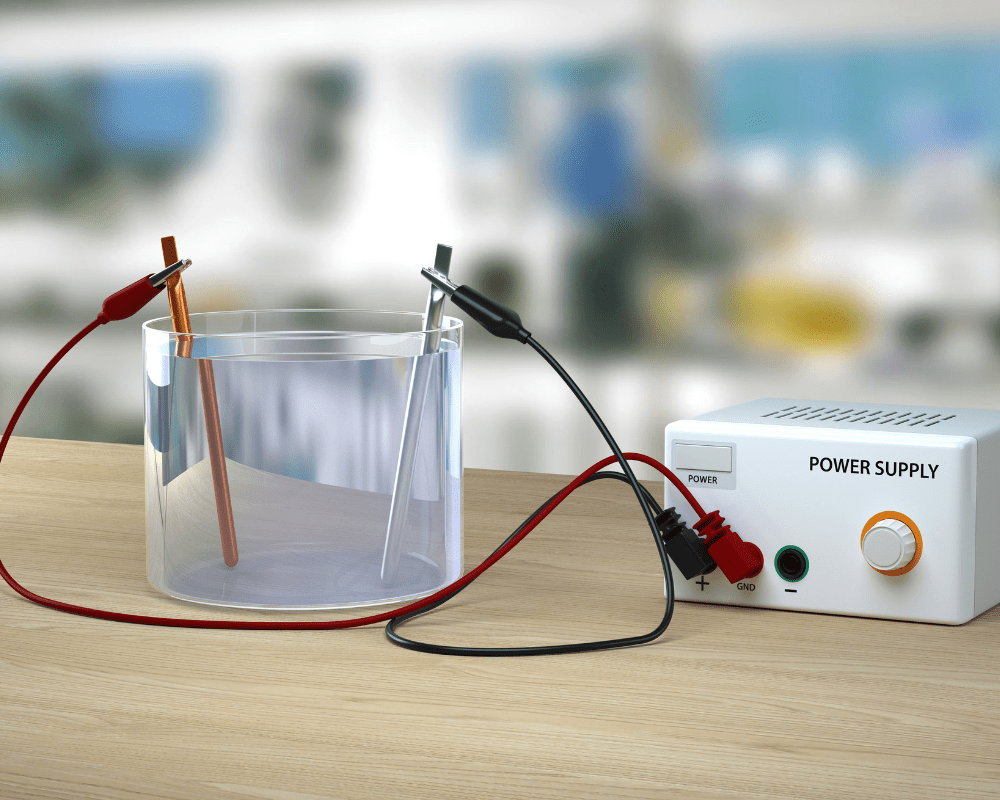 Oxyhydrogen inhalation unit producing 66% hydrogen and 33% oxygen gas mixture