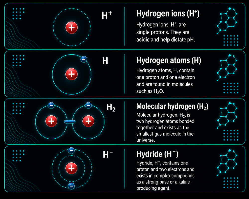 Forms of hydrogen